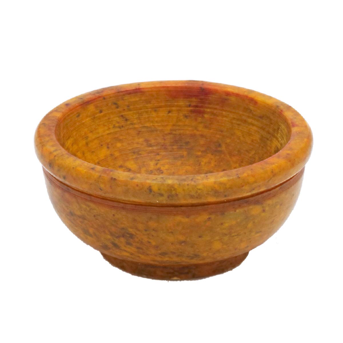 NKlaus incense burner amber smoking vessel 6,5cm diameter decorative soapstone bowl incense burner of soapstone 7511