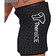 TheraICE Knee Ice Pack Wrap PRO Compression Sleeve, Reusable Gel Cold Packs Brace Also for Elbow, Ankle & Calf - Flexible Cold Wrap Recovery, FocusZone Technology for Extra Cooling & Pressure (M)