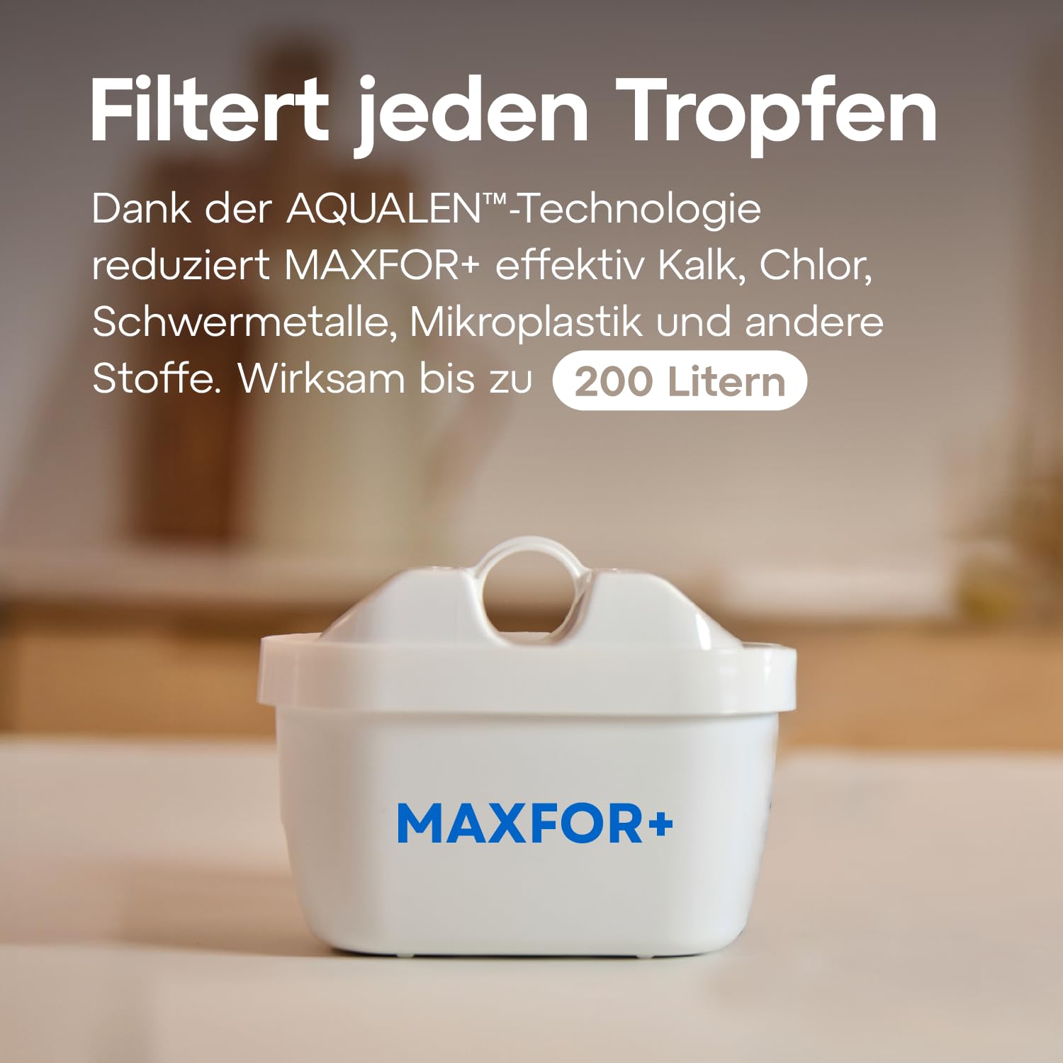 AQUAPHOR FRESH – Wasserfilter Kanne 3,2 L mit 3 MAXFOR+ Kartuschen – Reduziert Kalk & Chlor, Schwarz 5