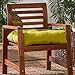 Greendale Home Fashions 20-Inch Indoor/Outdoor Chair Cushion, Kiwi