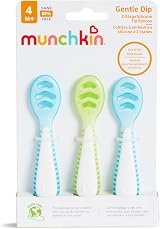 Munchkin Gentle Dip Multistage First Spoons 3 Pack Blue Green 4+ Months view 6