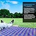 Forbidden Road Portable Picnic Blanket Mat Beach Large Foldable Waterproof Sandproof Durable for Outdoor Camping Beach Hiking Backpacking Traveling