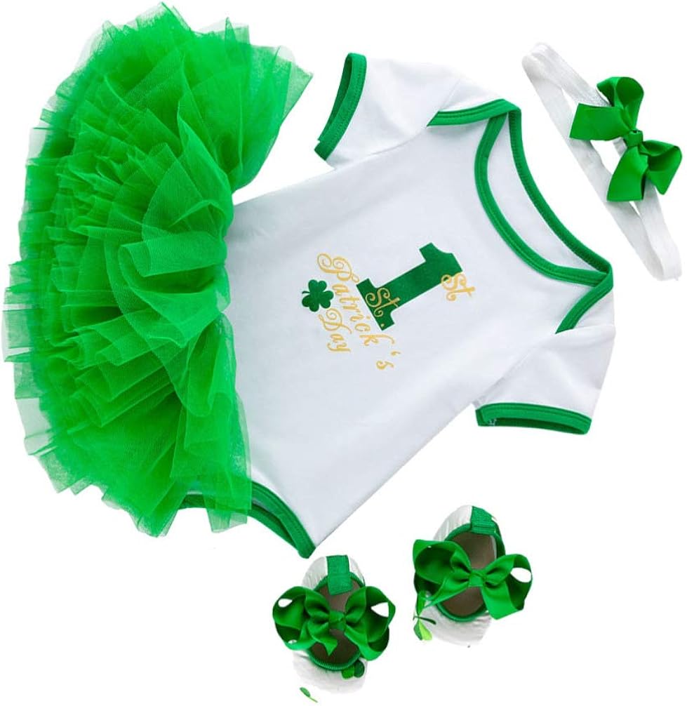 ABOOFAN 1 Set St. Patricks Day Baby Girls
