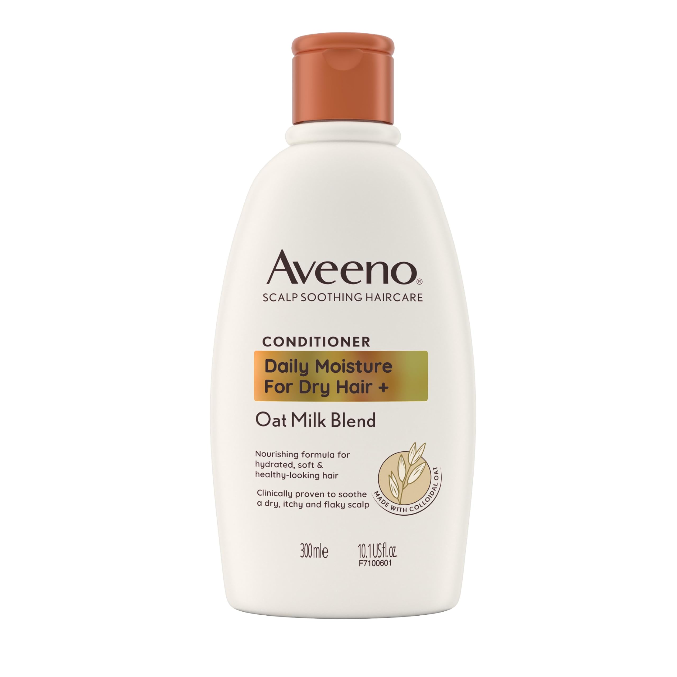 Aveeno Scalp Soothing Haircare Daily Moisture Conditioner, Oat Milk Blend, for Dry Hair, Soothes Dry, Itchy & Flaky Scalp, Clinically Proven, Sulfate Free, 300ml — image 1