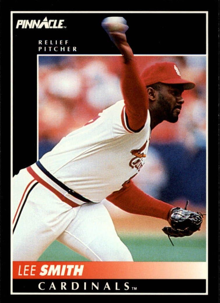 1992 Pinnacle Baseball Card 195 Lee Smith Collectibles