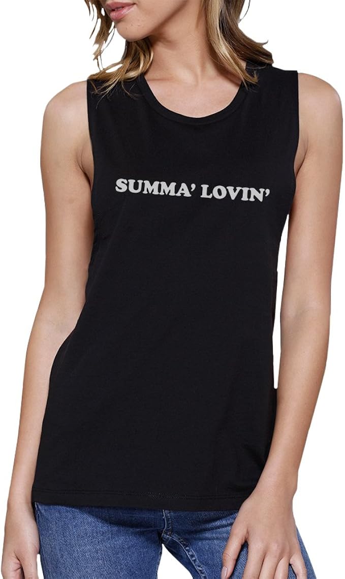 365 Printing Womens Graphic Muscle Tee Cute Graphic Muscle