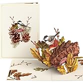 Lovepop Everyday Pop-Up Card for Her and Him - 3D Greeting Cards for Boys, Girls, Men, Women - Fall Forest Floor - 5" x 7" Card - Blank Notecard and Envelope Included