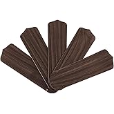 5-Pack Black Ceiling Fan Replacement Blades for 52"/42” Ceiling Fan,Waterproof Fan Blades Replacement with Pre-Drilled Holes,