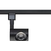 Nuvo Lighting TH444 Contemporary Modern One Light Track Head in Black Finish, 5.19 inches