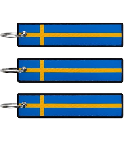 Akachafactory Sleutelhanger – Stoer Stoffen Flagtag Met Geborduurde Rand, Perfect Voor Motor- En Autofans, Canada-design