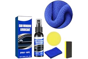 HogarTech Car Window Lubricant Spray for Rubber Seals & Glass Tracks – 60 mL Non-Corrosive, Oxidation-Resistant Formula for N