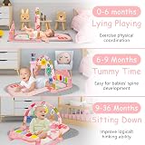 Aomig Baby Play Mat Piano Gym with Music Lights Detachable Toys 76 x 56 cm view 6
