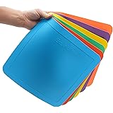 Eco Walker 12inch Flat Square Spot Marker Multi-Color Exercise Kids Floor Playmat