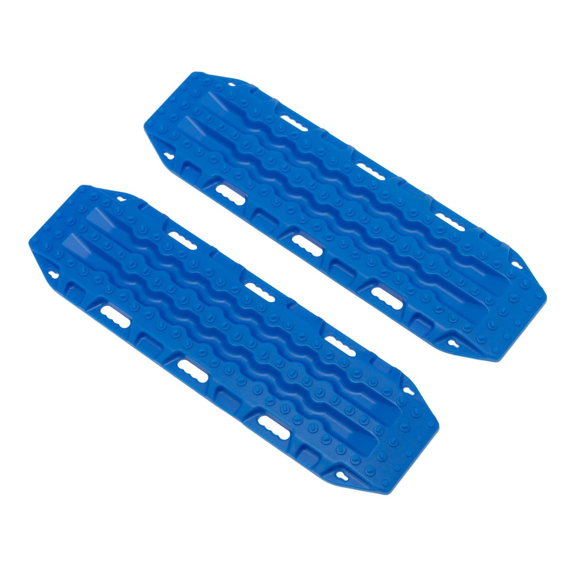 KEEDA 2PCS Sand Ladder Recovery Boards for 1:10 RC Crawler Car Axial SCX10 D90 CC01 Redcat Gen8 MST TRX4 TRX6 (Blue, A)