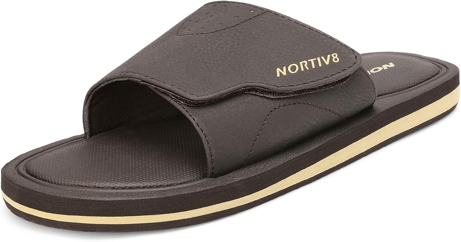 memory foam slide sandals
