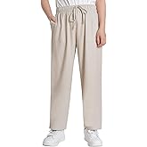 Weintee Women's Petite Linen Pants Petite Length
