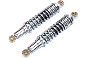 YLQYYH A pair Monkey motorcycle z50 Scooter rear shock absorber suspension 280-320MM spring Diameter 50MM Moped (280mm)