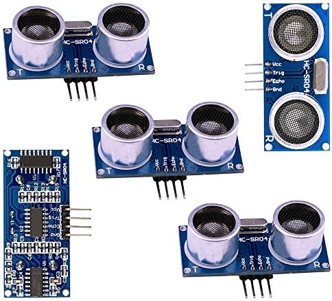 Set of 5 Ultrasonic Module HC-SR04 Distance Sensor for Arduino UNO MEGA R3 Mega2560 Duemilanove Nano Robot Rapsberry Pi 3, 2 &amp; RPi Model B+ XBee ZigBee