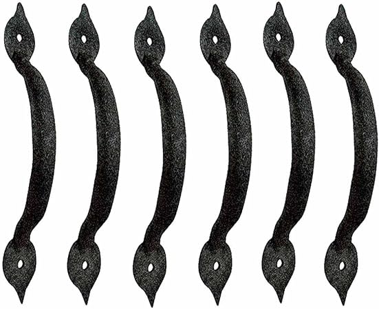 Pull Black Wrought Iron Spear Pull 5 1 2 In Amazon Com
