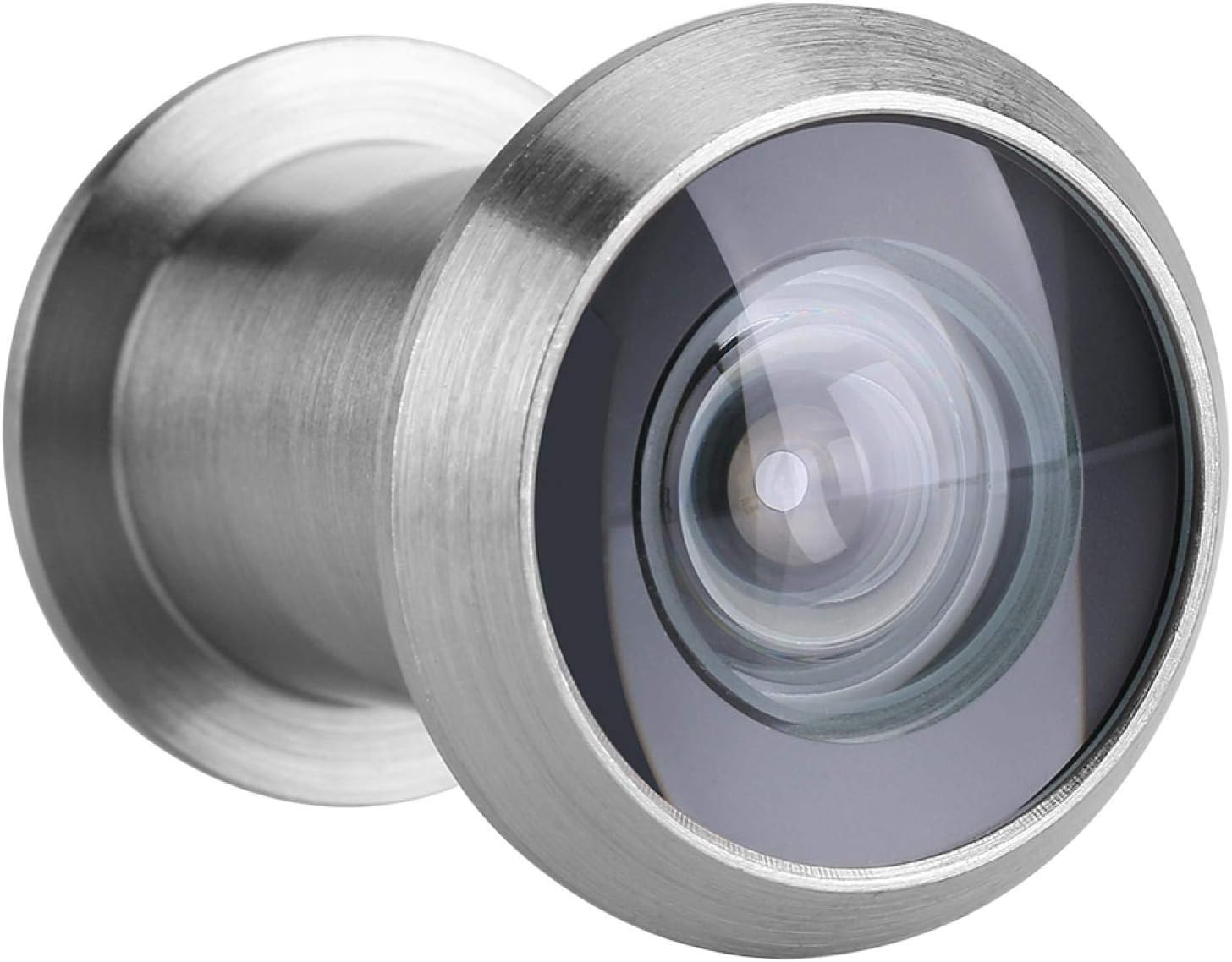 Kuuleyn Door Viewer,Home Security Optical Glass 220 Degree Wide Angle Door Scope Viewer,Copper + Optical Glass(Brushed Silver) - Image 5