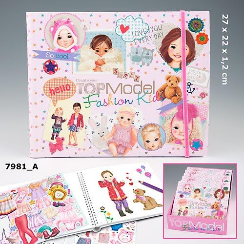 Top Model Create Your Kids Fashion Colouring Book Painting Craft Depesche Top Model Biz New Amazon De Elektronik