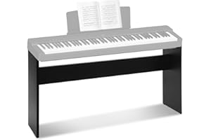 Aodyow L85 Piano Keyboard Stand,Wooden Furniture Keyboard Piano Stand for Adult Compatible for Yamaha P71/P45/P-125/P-128/P35 Digital Piano 88 Keys,Black