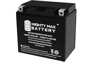 Mighty Max Battery YTX14-BS Battery Replacement for Mercedes Backup Auxiliary 2115410001