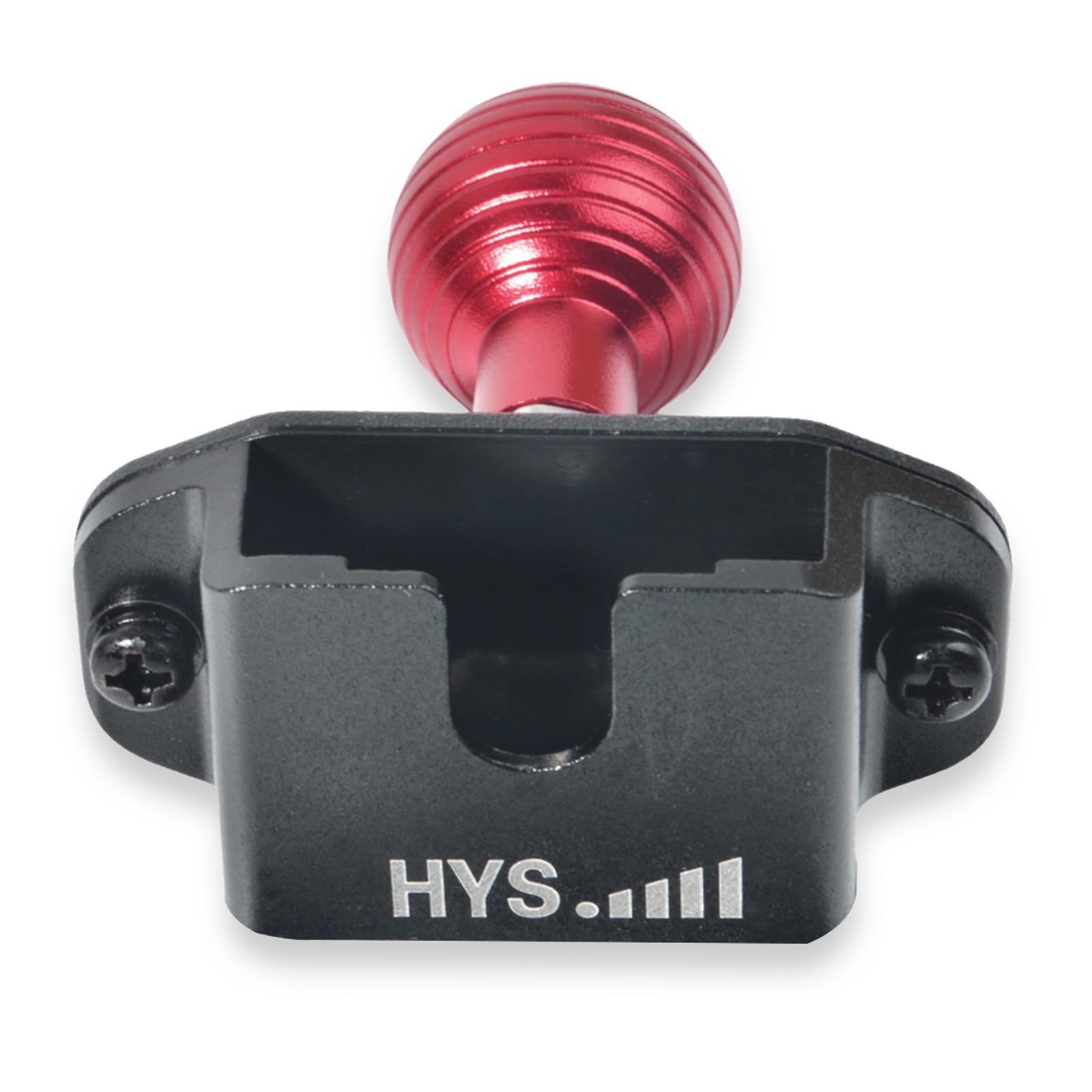 HYS Radio/Mic Holder 25mm/0.98inch Replacement Accessory, Walkie Talkie/Microphone/Mobile Radio Mic 3-In-1 Mount Compatible for Baofeng Quansheng Motorola YAESU Two Way Radio/CB Radio