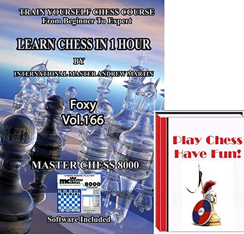 Learn Chess in 1 Hour Video with Andrew Martin and ChessCentral's "Play Chess-Have Fun!" Ebook