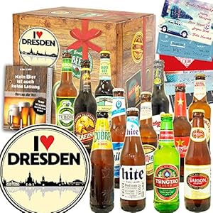 I love Dresden – Bier Geschenk Welt – Geschenkbox Dresden