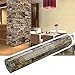Wallpaper Removable Brick 3D Textured Effect Natural Embossed Stack Stone Wallpaper for Bedroom Walls Living Room Kitchen Home Design Decoration