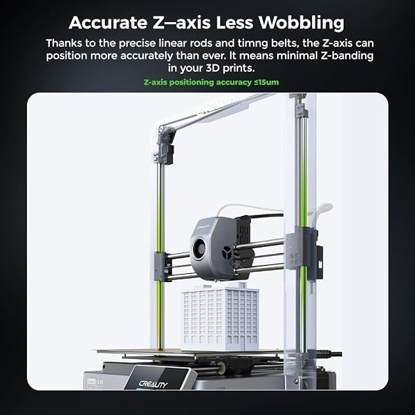 OFFICIAL CREALITY ENDER 3 V3 3D PRINTER WITH 600MM/S PRINTING SPEED, UPGRADED WITH CORE XZ MOTION SYSTEM CLOG-FREE EXTRUSION 60W 300℃ HOTEND HEATER AUTO LEVELING BUILD VOLUME 8.66X8.66X9.84 INCH