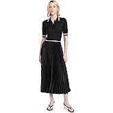 Shoshanna Women's Loren Pleated Knit Dress