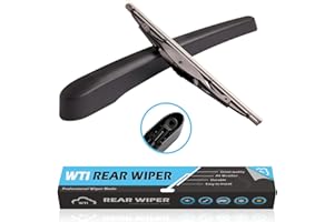 WTI Rear Wiper Arm Blade Set Compatible With Chevrolet Trax 2013-2020 / Compatible With Buick Encore 2013-2020 Rear Windshield Window Wiper Kits Assembly New (With Steel Arm Plastic Cover)