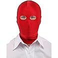 Seeksmile Unisex Spandex Zentai Hood Mask for Halloween Cosplay Costume Hood Open Face Faceless Mask