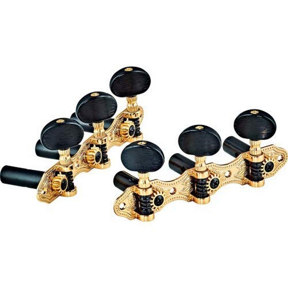 ORTEGA classic tuning machines set OTMDLX-GOBK gold hw/black tubes deluxe