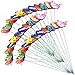Austor Garden Decor 36 PCS 8CM Butterfly Stakes Party Supplies Decorations Patio Ornaments for Outdoor Yard
