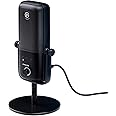 Elgato Wave:3 - USB Condenser Microphone and Digital Mixer for Streaming, Recording, Podcasting - Clipguard, Capacitive Mute, Plug & Play for PC/Mac (Renewed)