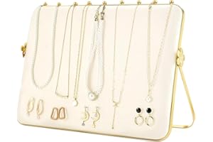 Necklace Display Stands, Necklace Jewelry Organizer, Velvet Jewelry Display for Craft Shows, Exhibidores, Vendors
