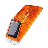 Aolyty Solar Strobe Warning Light Sensitive LED