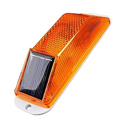 Aolyty Solar Strobe Warning Light Sensitive LED
