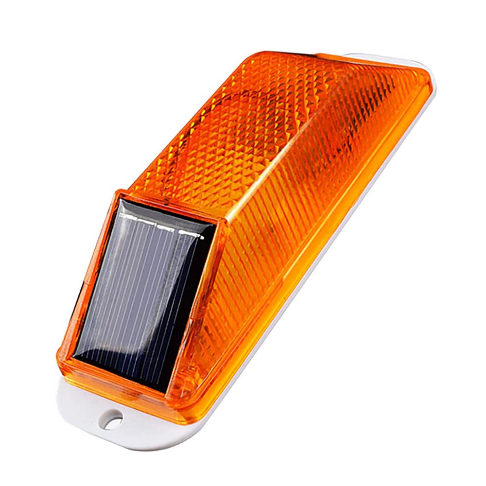 Aolyty Solar Strobe Warning Light Sensitive LED
