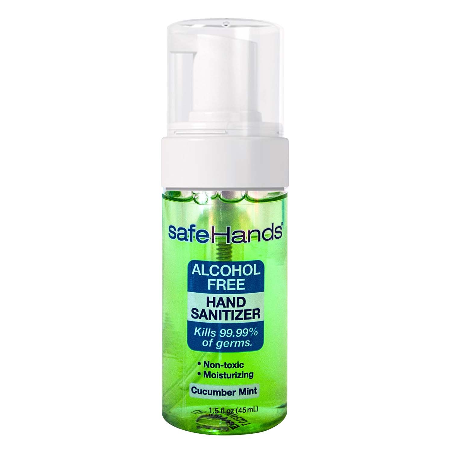 SafeHands 1 Alcohol Free Foam Hand Sanitizer Brand