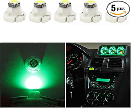 Amazon Com Wljh Super Bright Green Led Clock Light Bulbs 35505 S84 N01 Replacement Factory Lamp For Honda Accord 1998 To 2002 Honda Odyssey 1999 To 2004 Pack Of 5 Automotive
