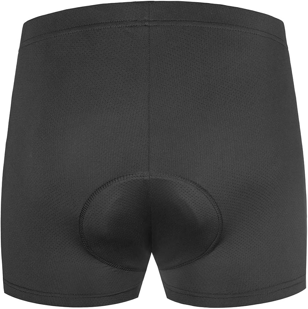 Przewalski Mens Cycling Underwear Shorts 3D Padded Bike Bicycle Riding MTB Liner- Verified Fit&Comfort: Clothing