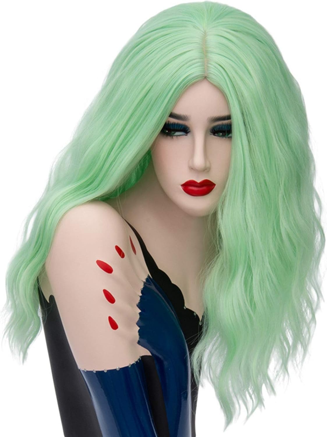 Party Wigs Cosplay Wigs for Women Red Green Orange Gray Long Curly