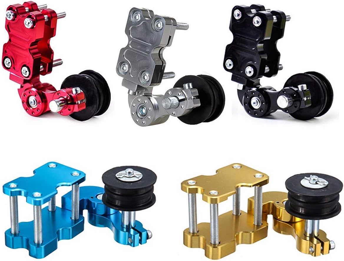 Wallfire Motorcycle Tensioner, Universal Motorcycle Chain Adjuster Roller Wheel Chain Tensioner