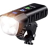 Bike Light Front, Super Bright 10000 Lumens USB Rechargeable Bicycle Headlight with IP65 Waterproof and 13 Lighting Modes Bic