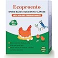 Auciccoo Ecoproento Dried Black Soldier Fly Larvae 10LBS - 85X More Calcium Than Mealworms - 100% Natural Non-GMO BSF Larvae - Treats for Chicken, Duck, Wild Bird, Turtle