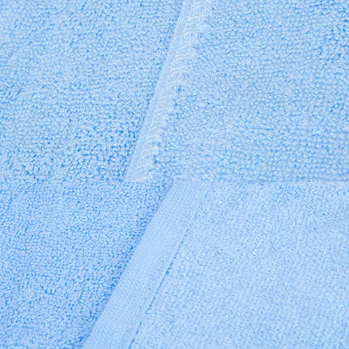 NTBAY 6 Pack Baby Washcloths, Extra Soft Newborn Baby Face Towel Perfect Gifts Set, 10 x 10 Inches, Blue